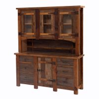 Reclaimed Heritage Silver Falls Barn Wood Buffet & Hutch