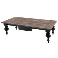 Reclaimed Wood Cottage Dark Coffee Table