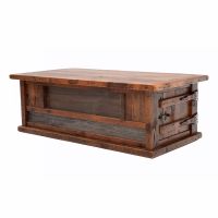 Reclaimed Heritage Flatwillow 2 Door Barn Wood Coffee Table
