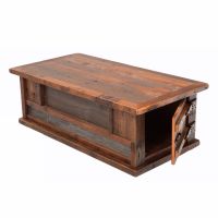 Reclaimed Heritage Flatwillow 2 Door Barn Wood Coffee Table