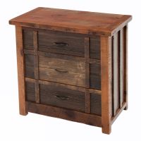 Reclaimed Heritage Oakridge 3 Drawer Barn Wood Chest