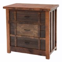 Reclaimed Heritage Oakridge 3 Drawer Barn Wood Chest