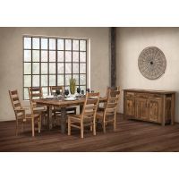 Reclamation Grove Barn Wood Dining Collection - Clear Finish