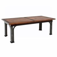 Red River Rustic Reclaimed Industrial Dining Table