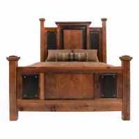 Red River Rustic Reclaimed Tombstone Bed