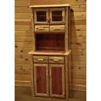 Rust Valley Red Cedar Two Door Buffet & Hutch