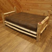 Rust Valley Red Cedar Log Futon