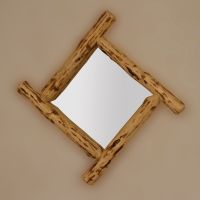 Rust Valley Red Cedar Log Wall Mirror