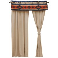 Red Rock Canyon Drape Panel & Valence