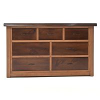 Refined Rustic Natural Edge Dresser