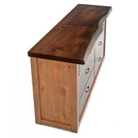 Refined Rustic Natural Edge Dresser