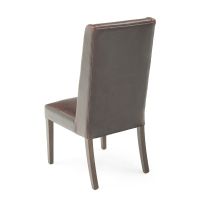 Regal Leather Upholstered Dining Chair - Burnt Umber Cypress Leather