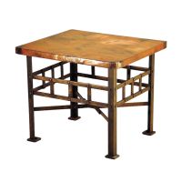 Remaches Hammered Copper End Table