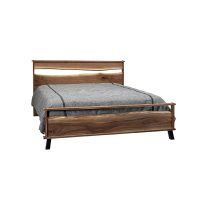 Modern Rustic Richardson Lived Edge Slab Bed