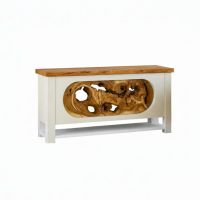Golden Reef Oval Console