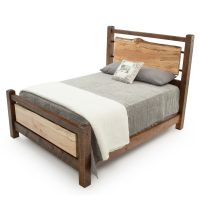 River Rustic Maple Barnwood Bed