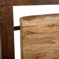 River Rustic Maple Barnwood Bed - Headboard Detail