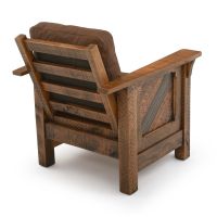 River Rustic Tobacco Road Barnwood Lounge Chair
