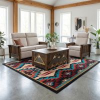 2 Door Barnwood Coffee Table: Some lifestyle images are created with AI for visualization purposes. Crafted from natural solid wood, each piece is unique and will vary.