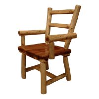 Rust Valley Red Cedar Ladder Back Captain's Chair