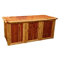 Rust Valley Red Cedar Log Executive Desk