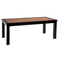 Rustic Hammered Copper Homestead Table
