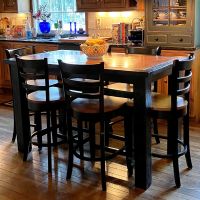 Rustic Hammered Copper Homestead Table