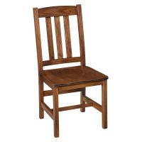 Rustic Lodge Single Bend Dining Side Chair - Tavern Finish