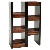 Rustic Modern Reclaimed Wood Stackable Bookcase