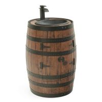 Rustic Reclaimed Barrel Vanity - Includes Sink & Faucet