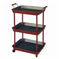 Rustic Red Utility Cart