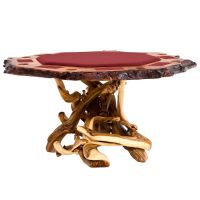 Rustic Redwood & Juniper Game Table