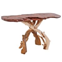 Rustic Redwood & Juniper Sofa Table