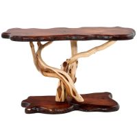 Rustic Redwood & Juniper Sofa Table
