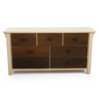 Rustic Antiqued 7 Drawer Dresser