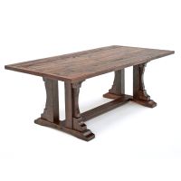 Rustic Oak Barn Wood Dining Table