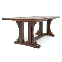 Rustic Oak Barn Wood Dining Table