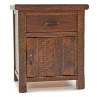Oak Meadows Enclosed Reclaimed Barn Wood Nightstand