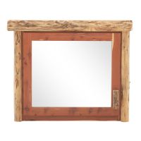 Rustic Red Cedar Medicine Cabinet- Hinge Left
