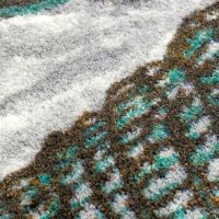Sally Sold Rug - Gray & Aqua