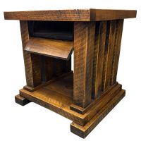 Sawmill Royal Timber Rustic End Table