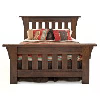Oak Haven Reclaimed Mission Bed--Queen