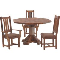 Stony Brooke Rustic Reclaimed Octagon Dining Set
