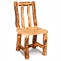 Aspen Highlands Rustic Log Dining Side Chair