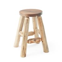 Cedar and Walnut Bar Stool