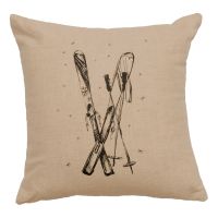 Skis Décor Pillow