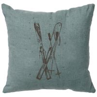 Skis Decor Pillow - Ocean Linen