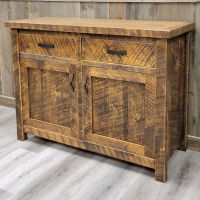Sawmill Barnwood Buffet in 48" width and Antique Barnwood Finish