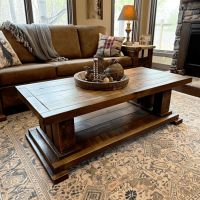 Sawmill Royal Timber Rustic Coffee Table