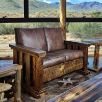 Sawmill Royal Timber Loveseat